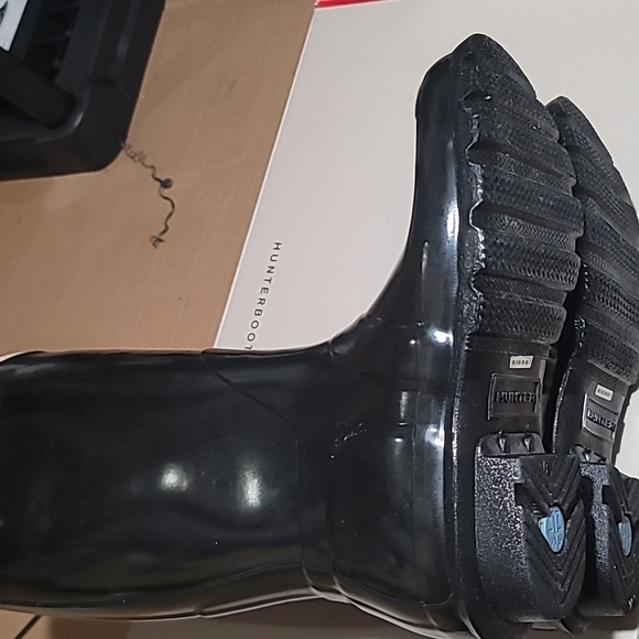 Hunter Original Tall Black Gloss Rainboots - Picture 5 of 6